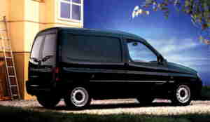 black Berlingo van